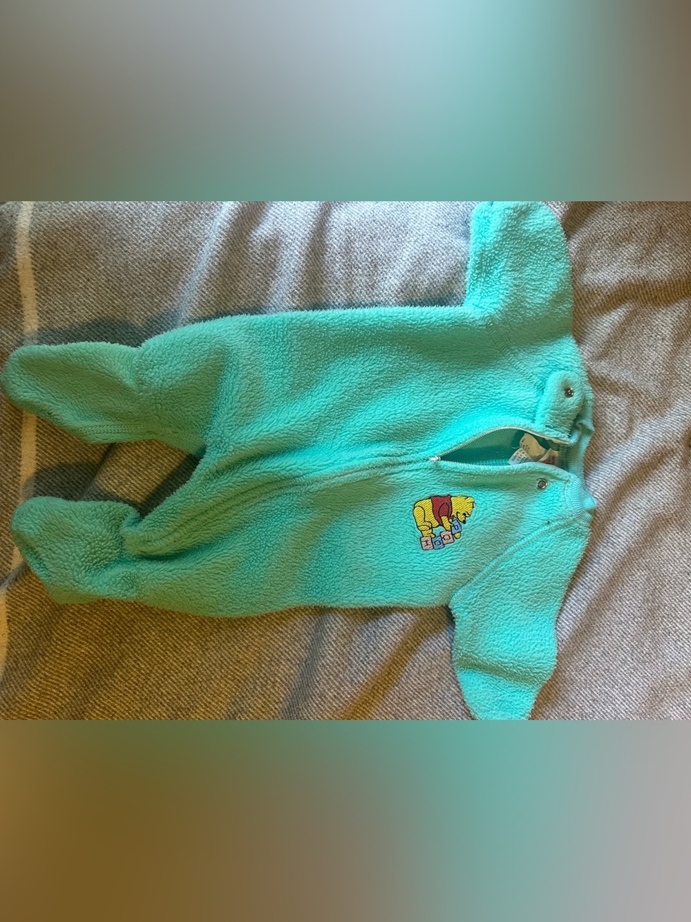 Cozy vintage newborn sleeper